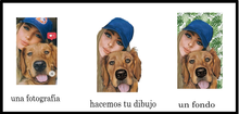 Cargar imagen en el visor de la galería, Retrato persona y mascota
